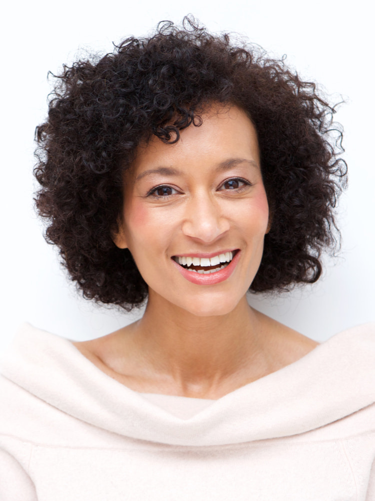 woman with a beautiful neck
