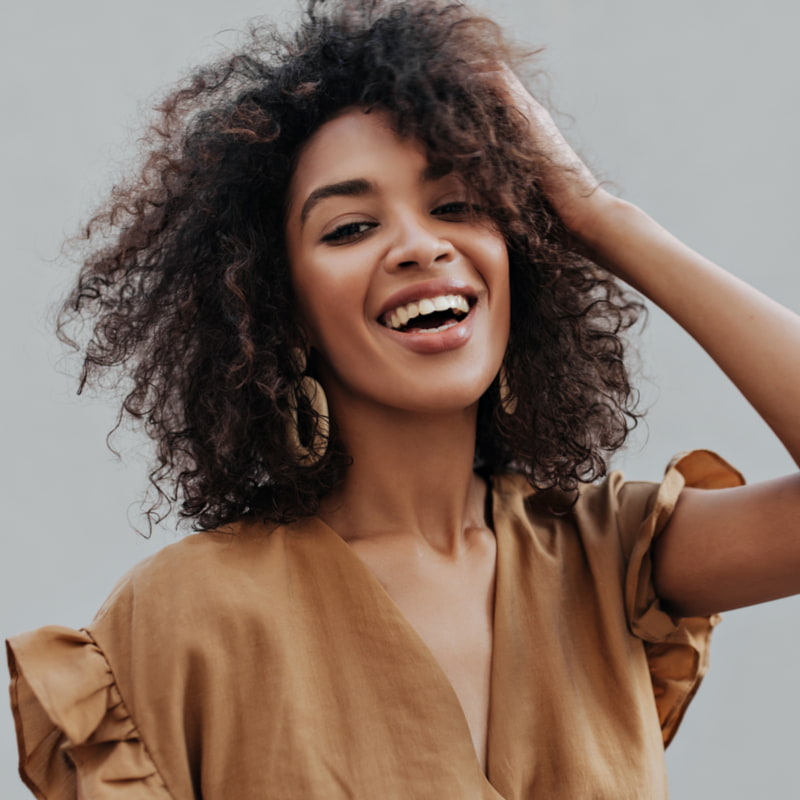 smiling woman