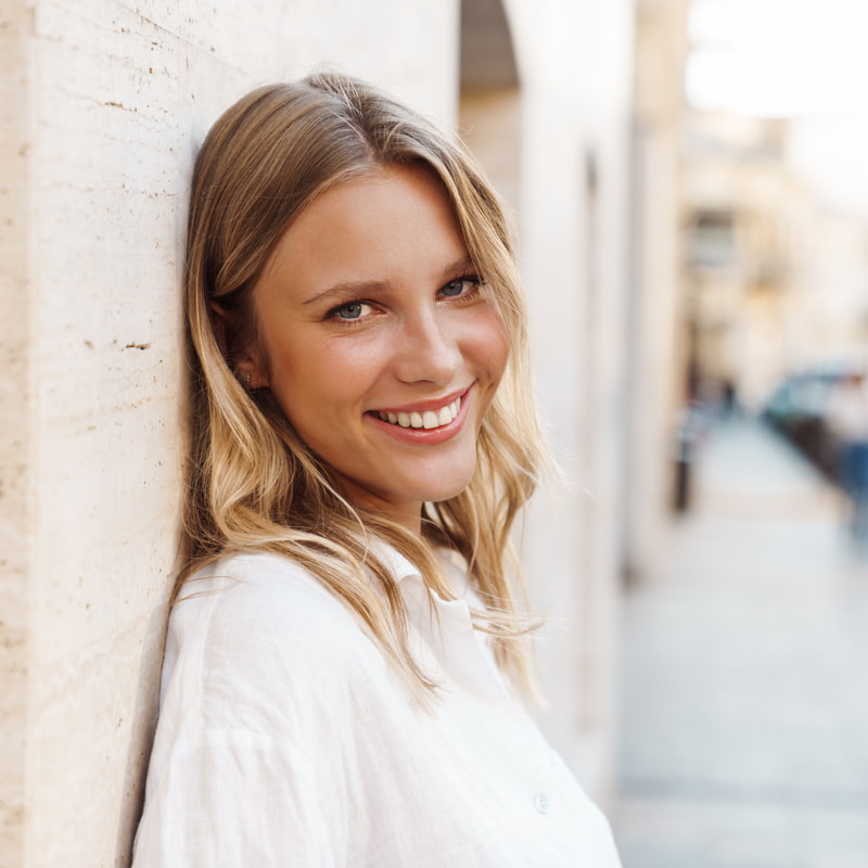 woman with youthful skin