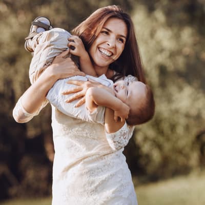 mom and her child