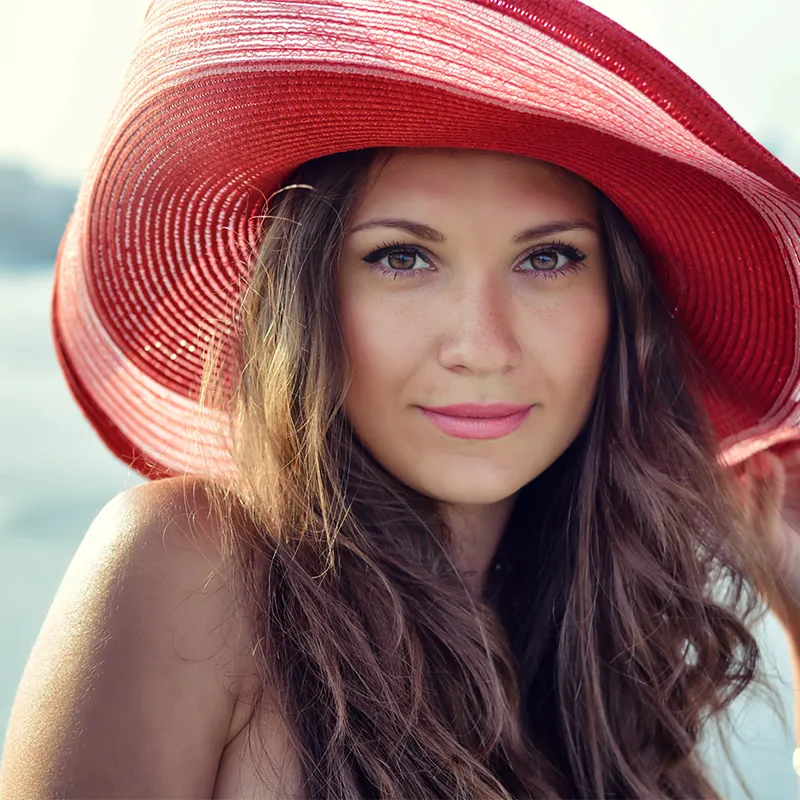 Beautiful mature woman with youthful face